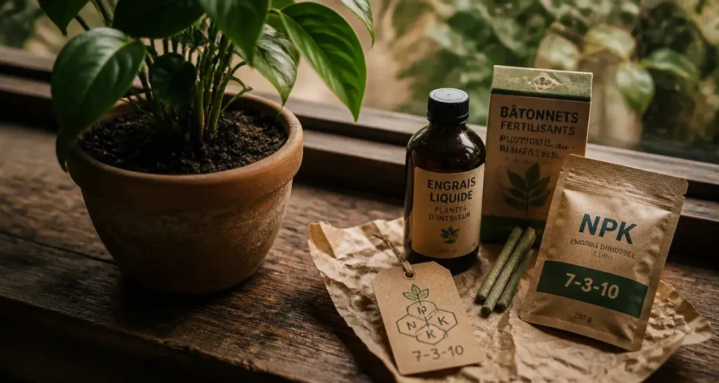 Engrais pour plantes d&rsquo;intérieur : le N-P-K qui change tout selon la saison