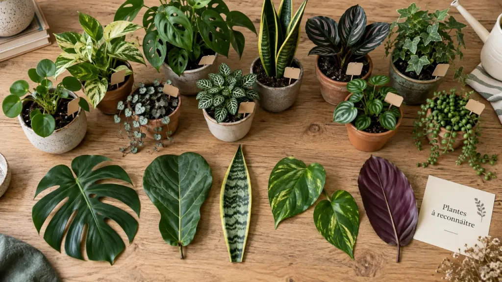 Reconnaître 10 plantes d’intérieur sur photo : noms, lumière et arrosage
