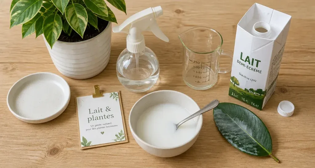Lait pour plantes d’intérieur : remède naturel ou risque pour votre terreau ?