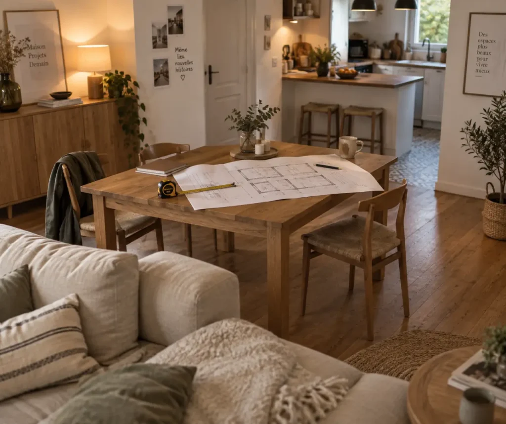 Aménagement maison : libérez 1,5 m² et gagnez en confort grâce aux portes et aux rangements en hauteur