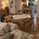 Aménagement maison : espace gagné avec rangements en hauteur et portes