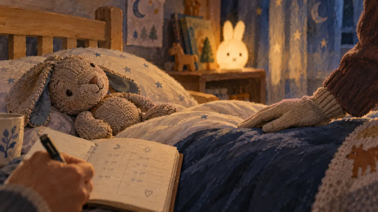 Bébé 13 mois sommeil perturbé, siestes et réveils avec carnet