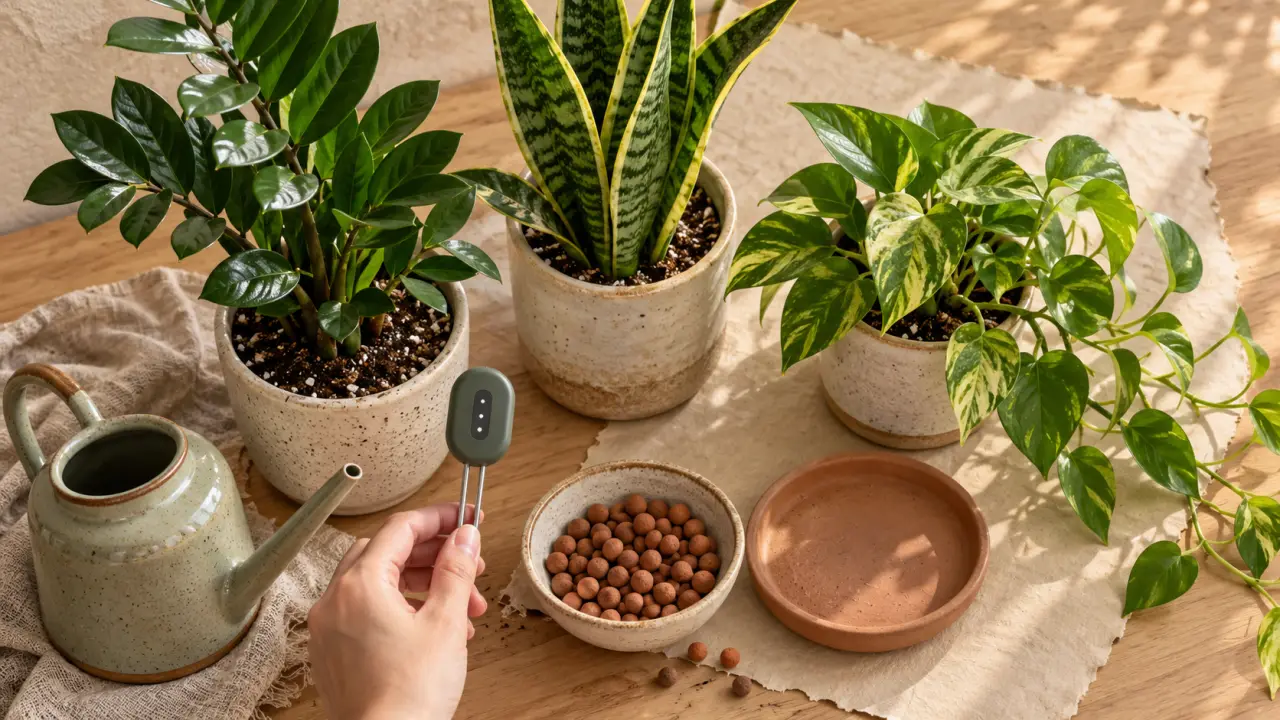 Plantes d intérieur facile : capteur d’humidité pour pot sans arrosage