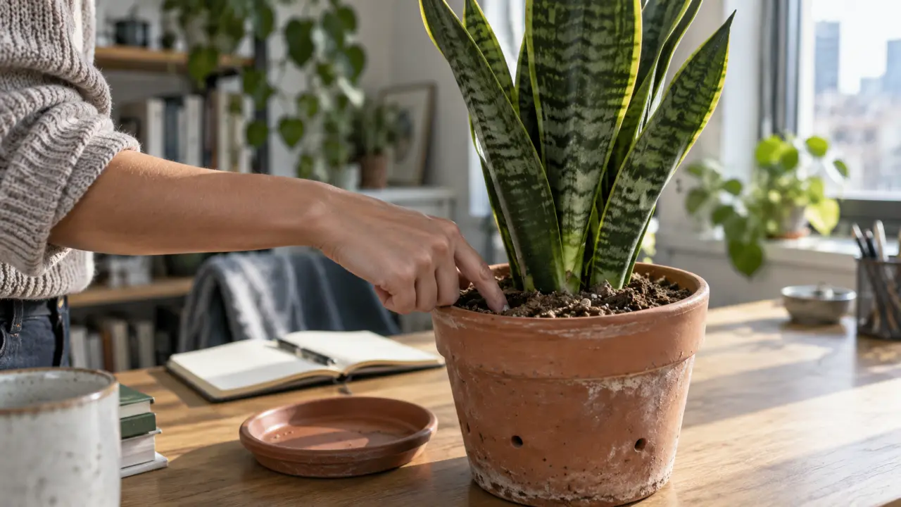 Plantes increvables intérieur : sansevieria et excès d’eau