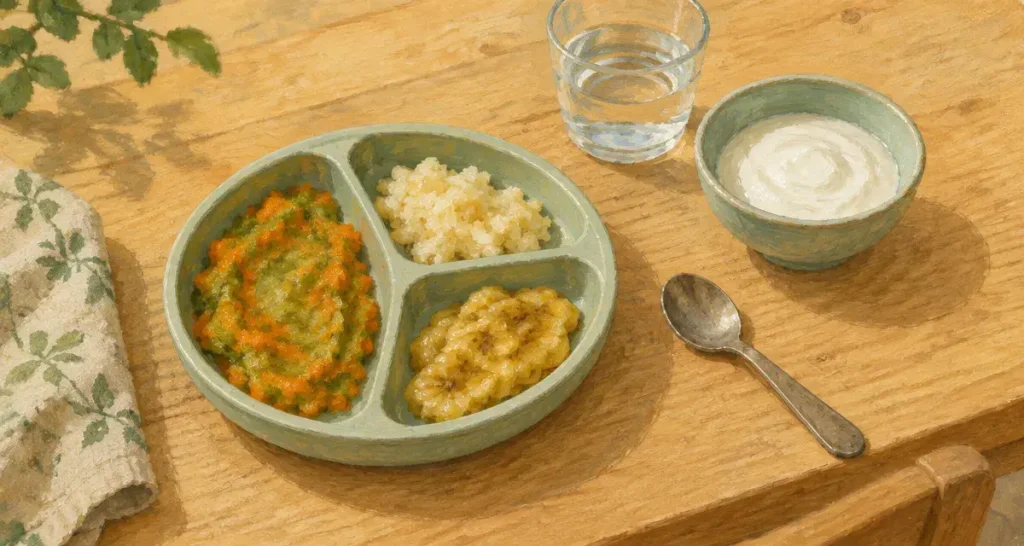 Alimentation d’un bébé de 12 mois : 4 repas et des quantités souples